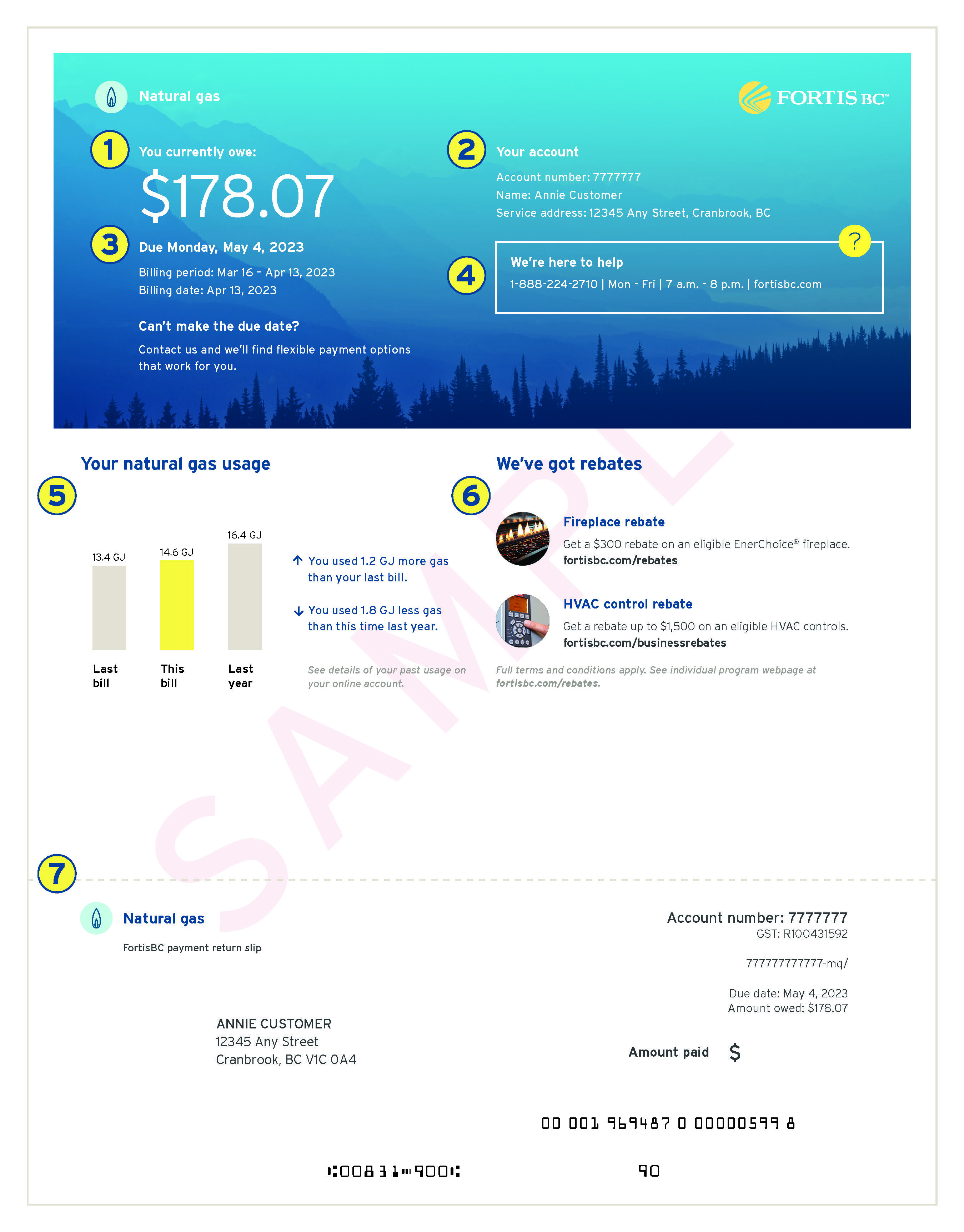 23-025-4-april-gas-rates-resi-sample-bill-1 Gas Bill Residential Sample Bill Page 1