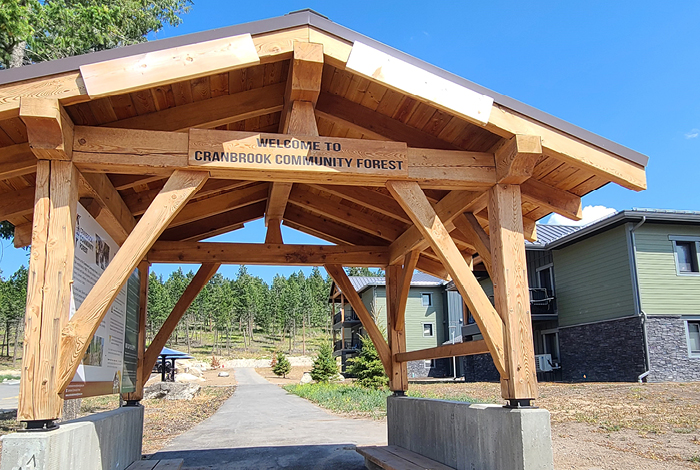 Cranbrook Community Forest entrance