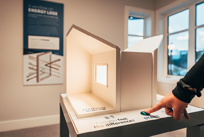 interactive display in Wilden Next Generation Home