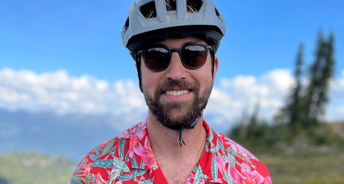 Todd loves outdoor adventures, including mountain biking near Revelstoke, B.C