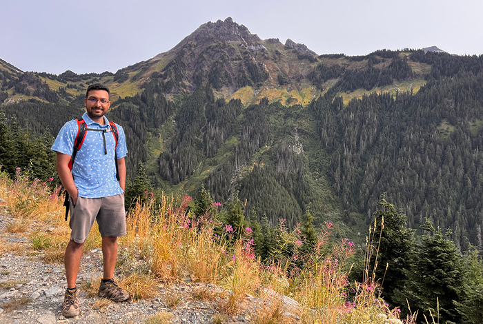 Kesh Bandara at Cheam Peak trail