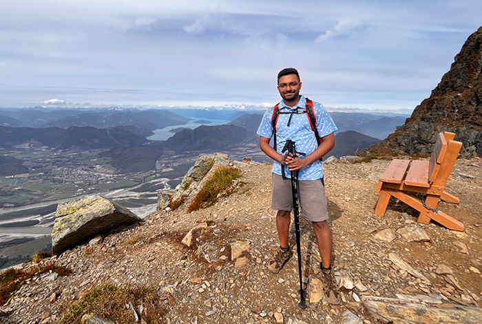 Kesh Bandara at Cheam Peak trail