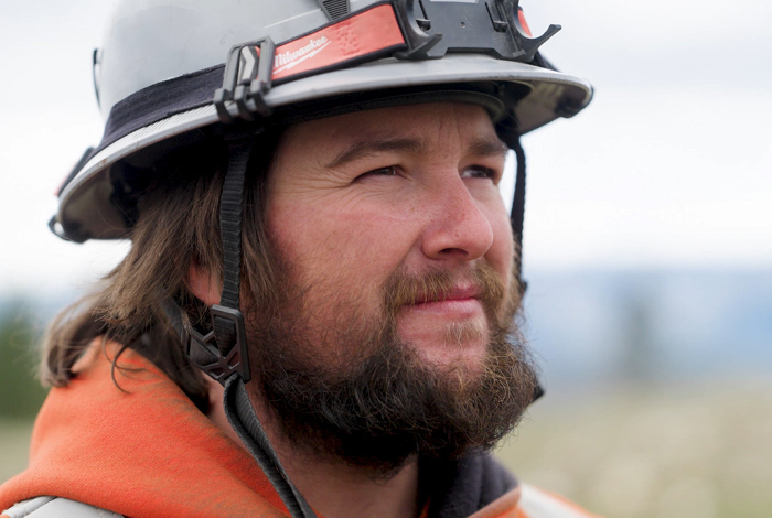 Dustin Thompson, crew leader, South Okanagan