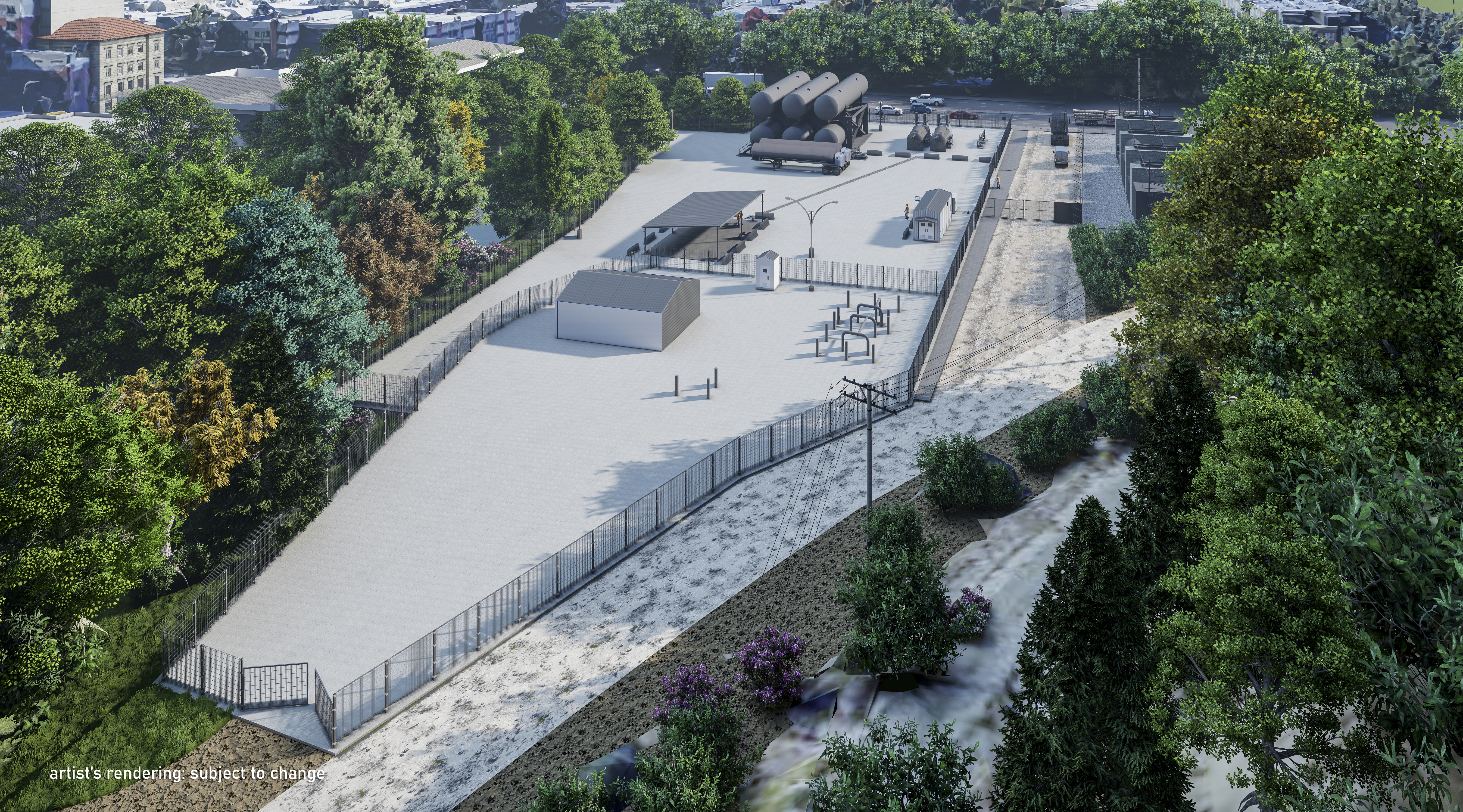 Artist’s rendering of the OCMP facility