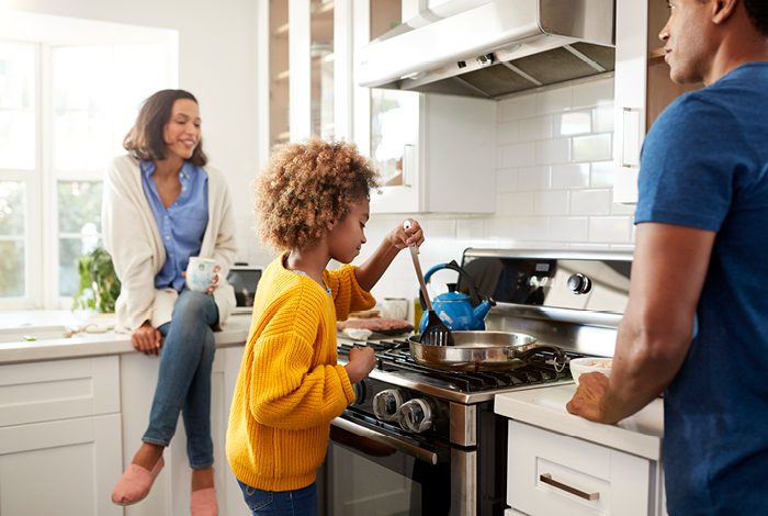 Family cooking