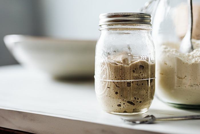 Yeast in a jar