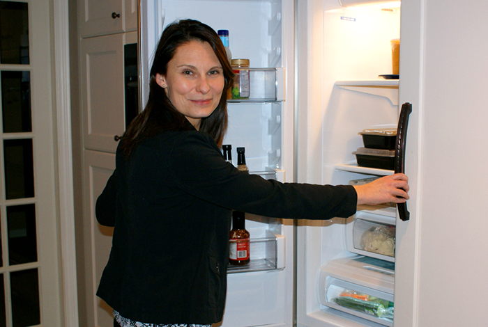 Karine recommends avoiding unnecessary fridge browsing during an outage.