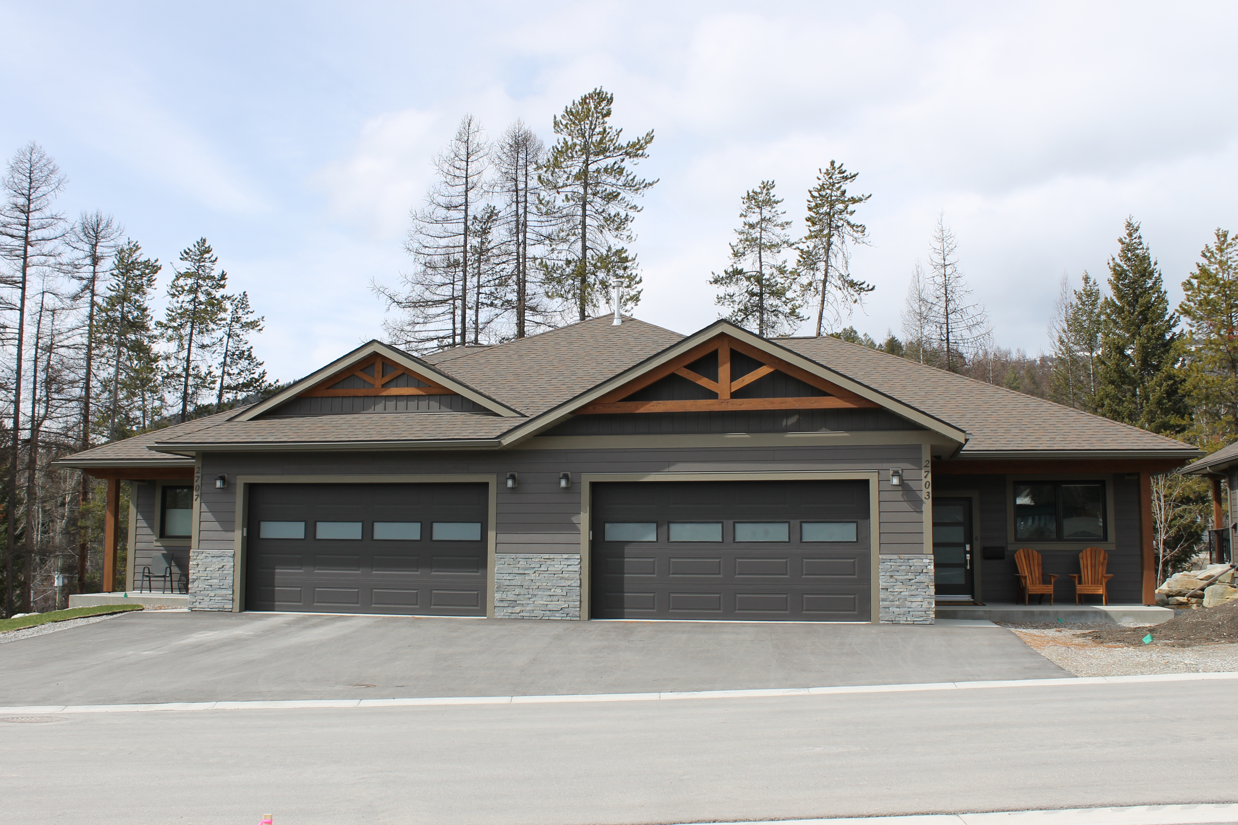 Tyee Home’s duplex development in Kimberley, B.C. is built to Step 5 of the Energy Step Code.