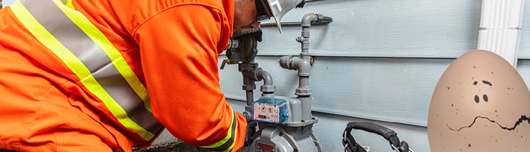 20-001.23.5 FortisBC customer service technician repairs a gas meter