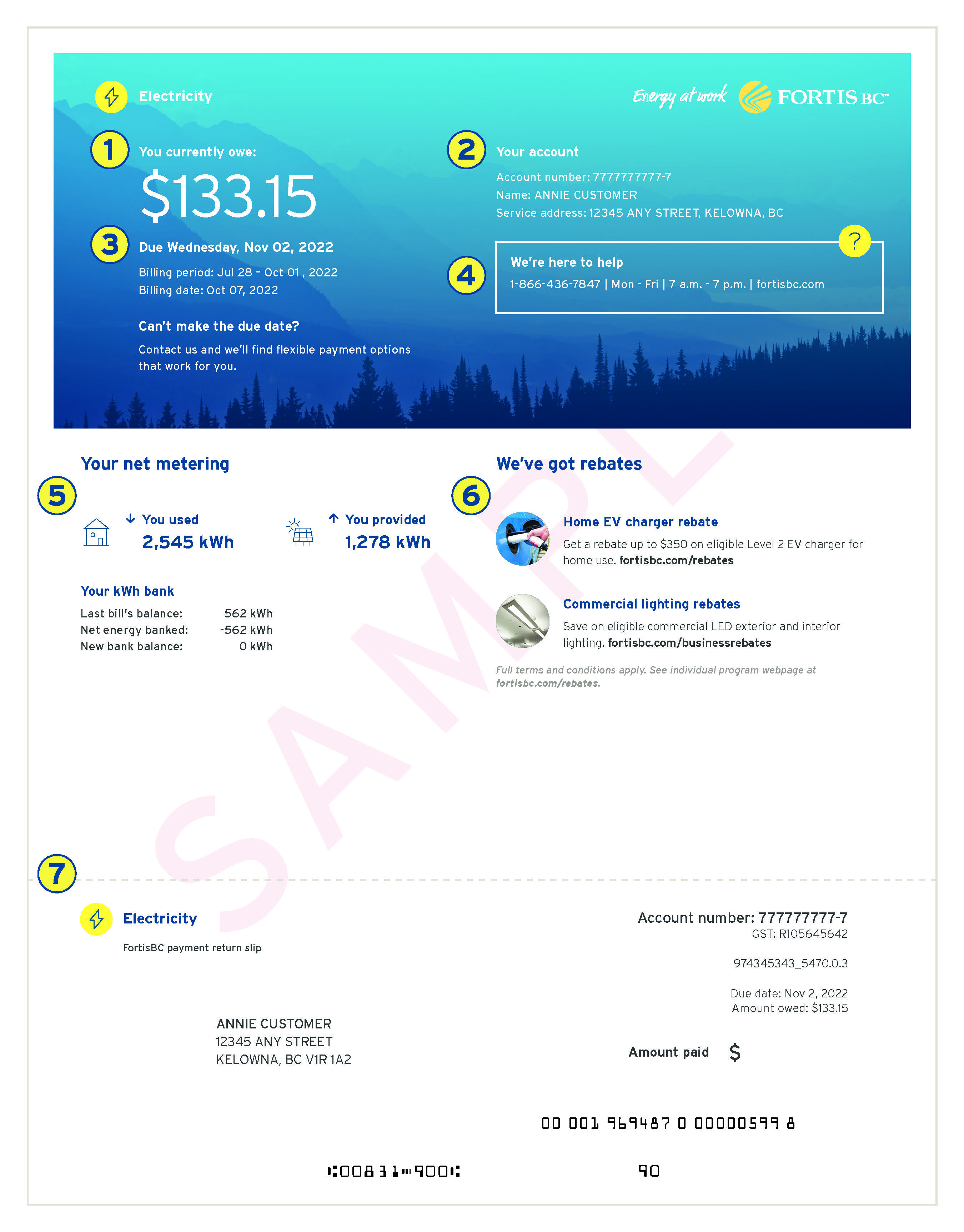 Understanding your net metering electricity bill